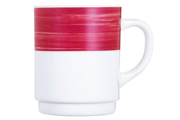 Arcoroc Brush Cherry Mug 25cl